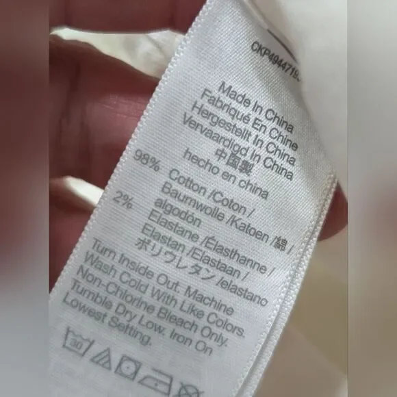 Madewell Curvy Perfect Vintage Wide Leg Crop Jeans W33 NWT Tile White NU078 - Picture 9 of 10